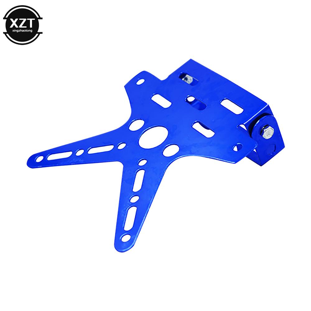 High Quality Alloy Universal Motorcycle License Plate Holder Mount Bracket Aluminum Adjusted Registration Number Plate Cover