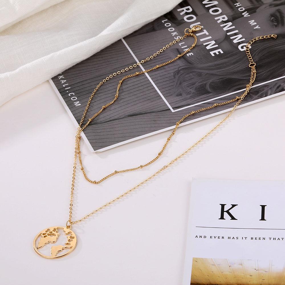 Ожерелье Подарок на День Земли Друзья Рождественский подарок Кулон Модное ожерелье с подвеской в ​​виде Земли