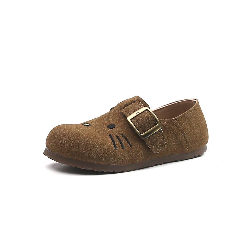Children's cute kitten Birkenstock shoes2026Spring and Autumn Children's Soft Sole Non-Slip Shoes for Small, Medium, and Large Kids