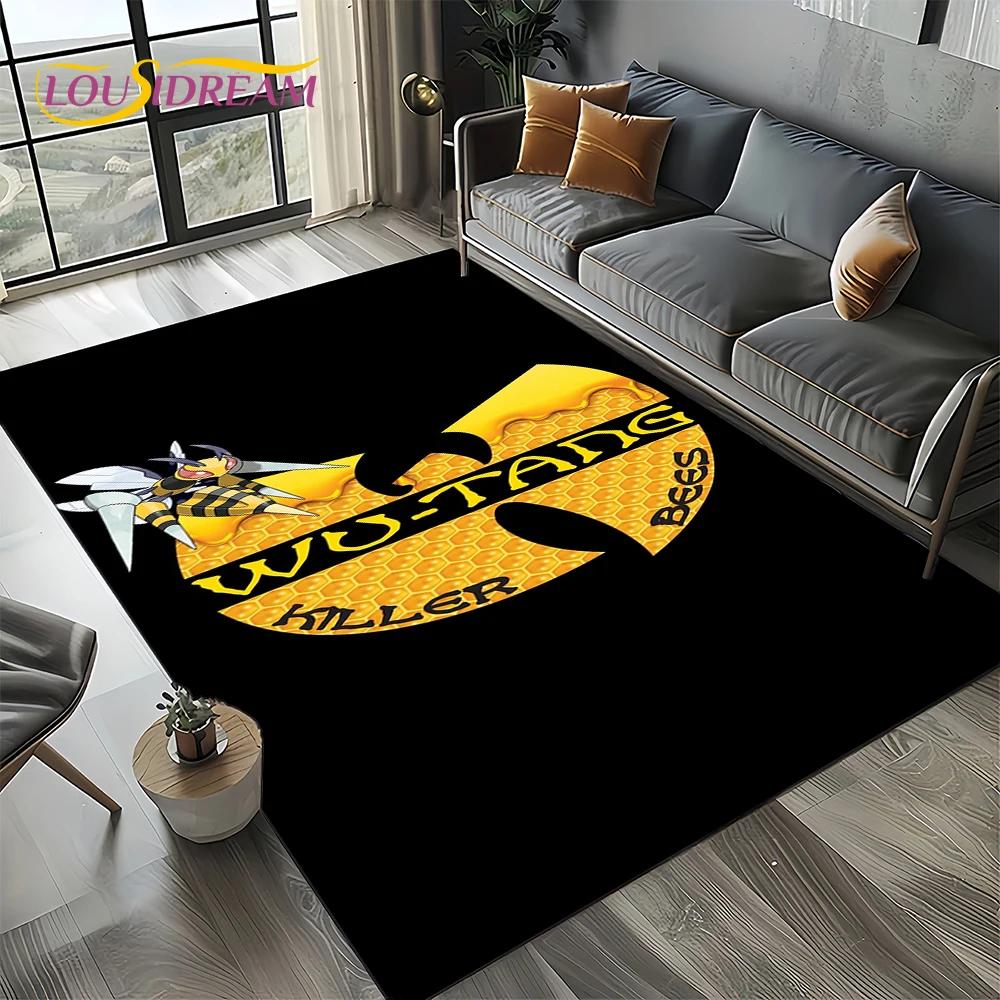 3D Wu T-TANG Кланы Хип-хоп Знак Ковер для Спальни Гостиной Домашний Декор Дивана,Большой Декоративный Коврик для Игр Детей