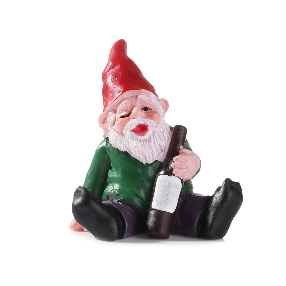 Funny Peeing Elf Drunk  Elves Dwarf Figurines Fairy Garden Micro Landscape Miniature Gnomes