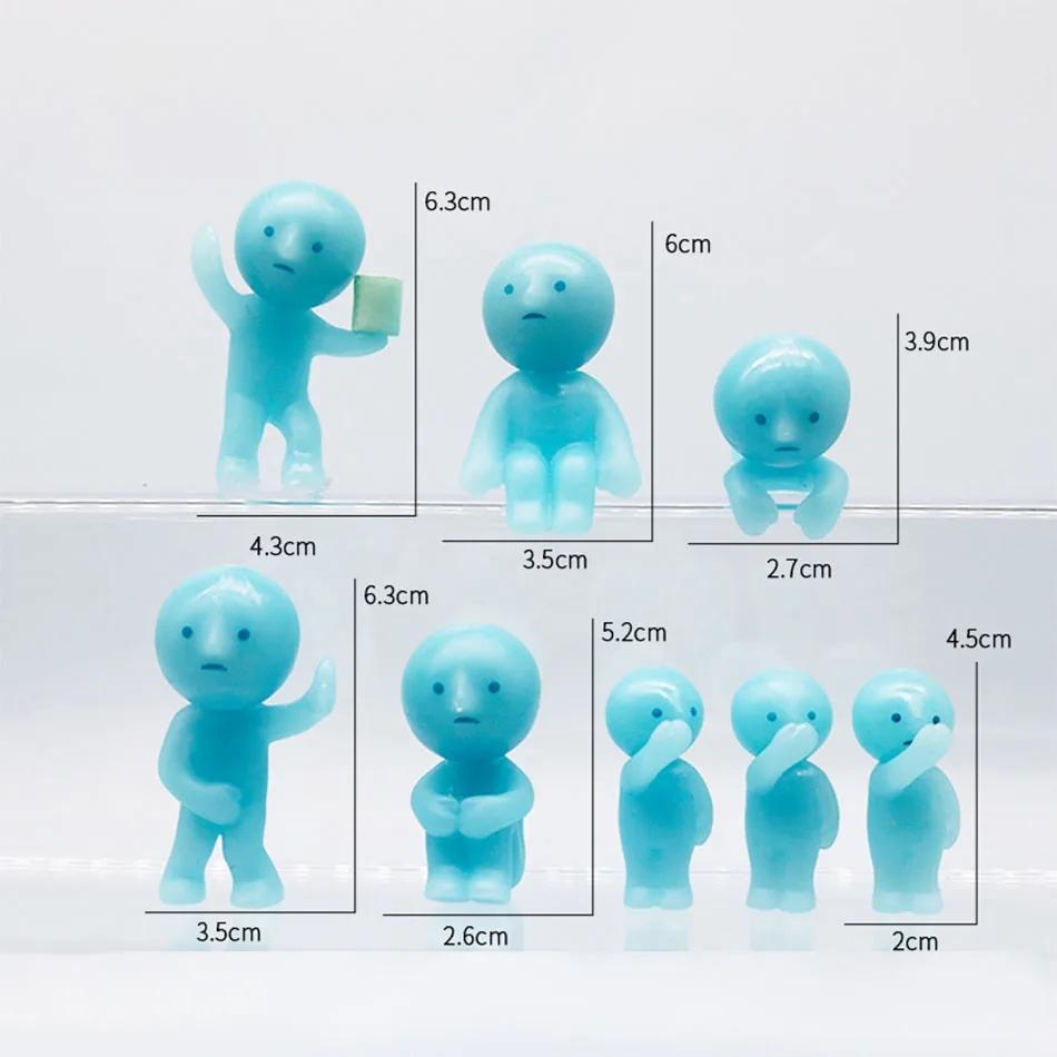 Bathroom Series Glow In The Dark Blind Box Luminous Mini Figure Collectible Toy Gift