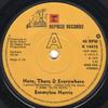 7-дюймовая пластинка EMMYLOU HARRIS - Here, There & Everywhere K14415 Reprise Records 1946 UK Поп Б/у