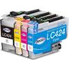 Lc424 Lc 424 Compatible Ink Cartridges For Brother Lc424 Lc-424 For Brother Dcp-J1200W Dcp-J1200We, Black Cyan Magenta [H1714]