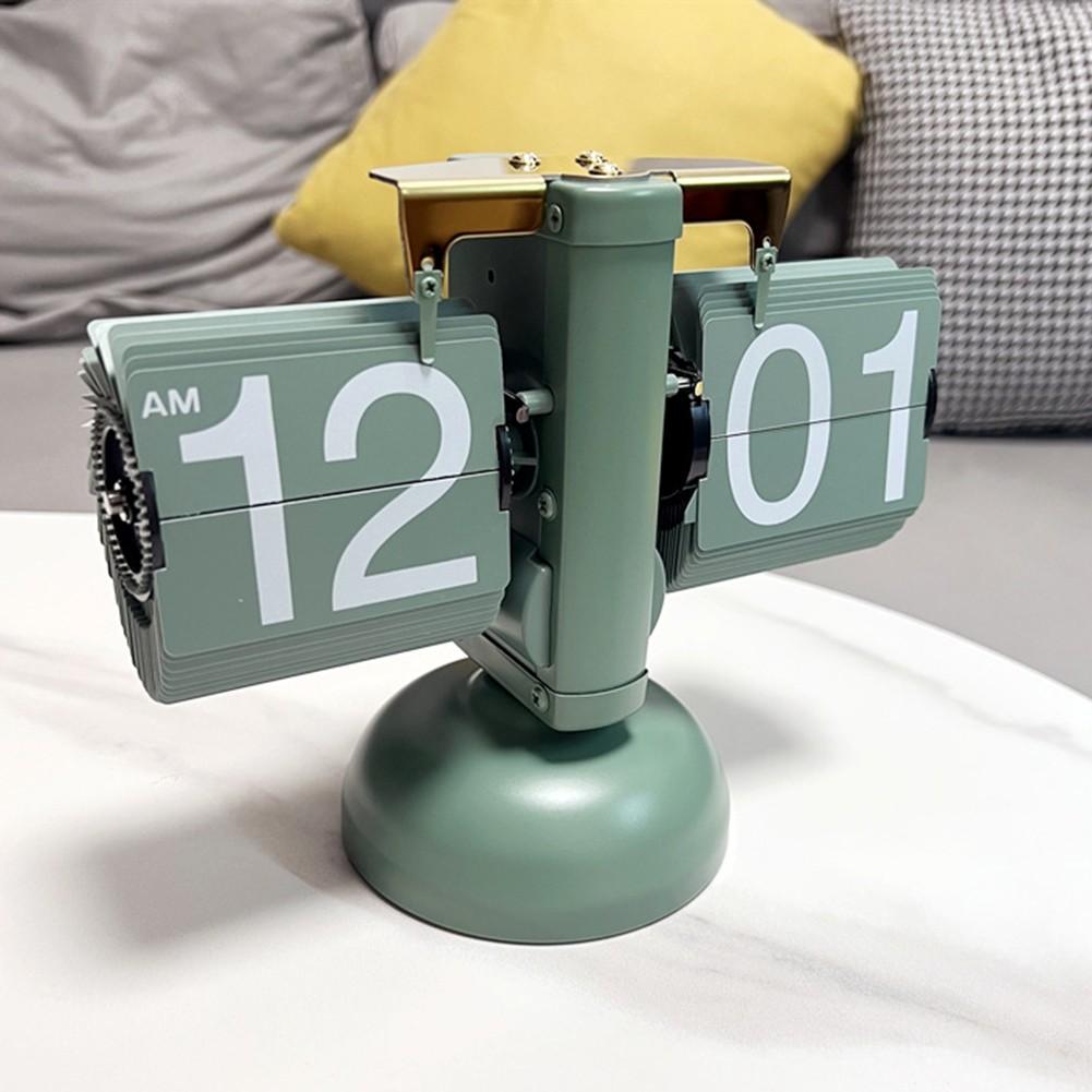 Перекидные часы ретро винтажные автоматические перекидные часы настольные часы настольные часы домашний декор