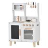 OSJ Play Kitchen Wooden with Accessories Play Set Birthday Kitchen Educational Toys for Children Children Storage Copy Stove Mini Kitchen Toy Kids