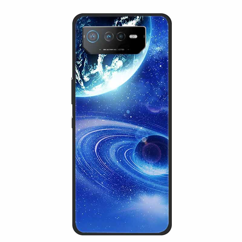 Чехол для телефона Asus ROG Phone 6D Ultimate Задняя крышка Черный ТПУ Силикон Мягкий Чехол Для Asus ROG Phone 6 Pro Чехол Phone6 Pro