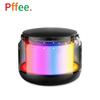 Pffee Bluetooth 5.0 портативный беспроводной светодиодный динамик с микрофоном поддержка 3,5 мм AUX TF карта аудиоплеер музыка