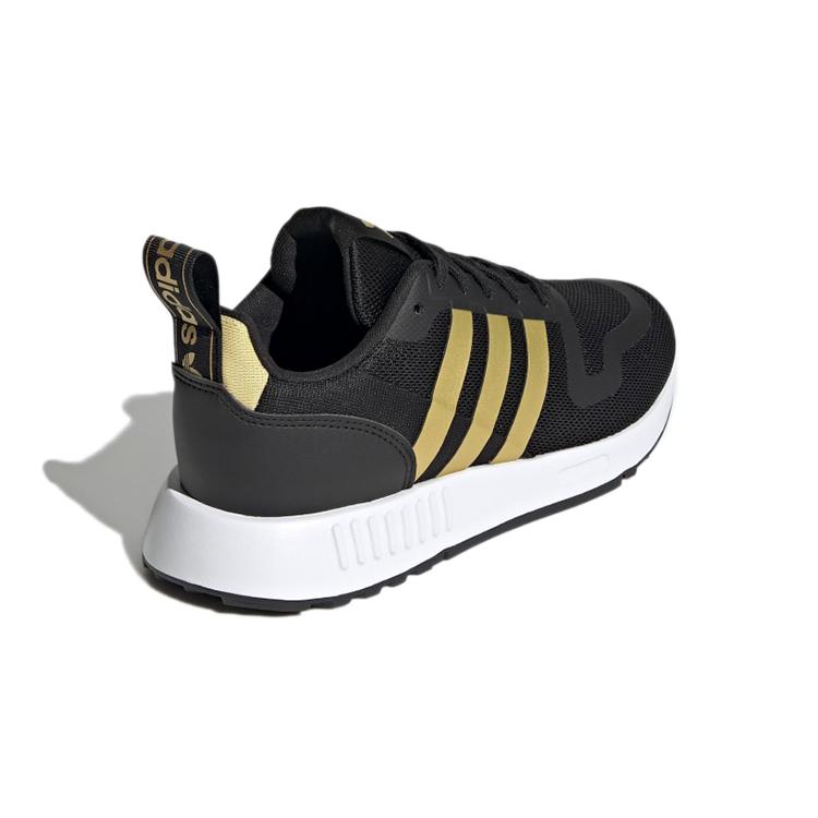 adidas Originals Multi J Износостойкие Низкие Детские Беговые Кроссовки Угольно-Черные Подростковые Q47130