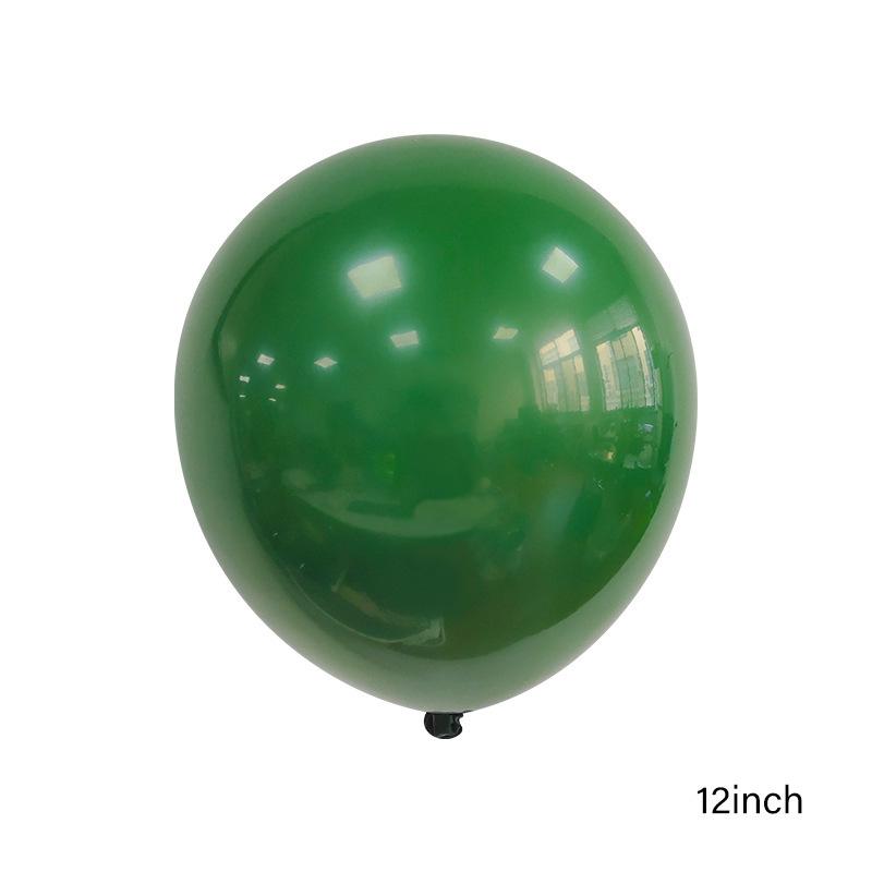 Green Yin Football Series Latex Balloon Digital Aluminum Film Set Baby Birthday Party Decoration Scene Arrangement