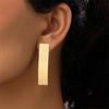 Fashion Metal Texture Shiny Retro Earrings For Women