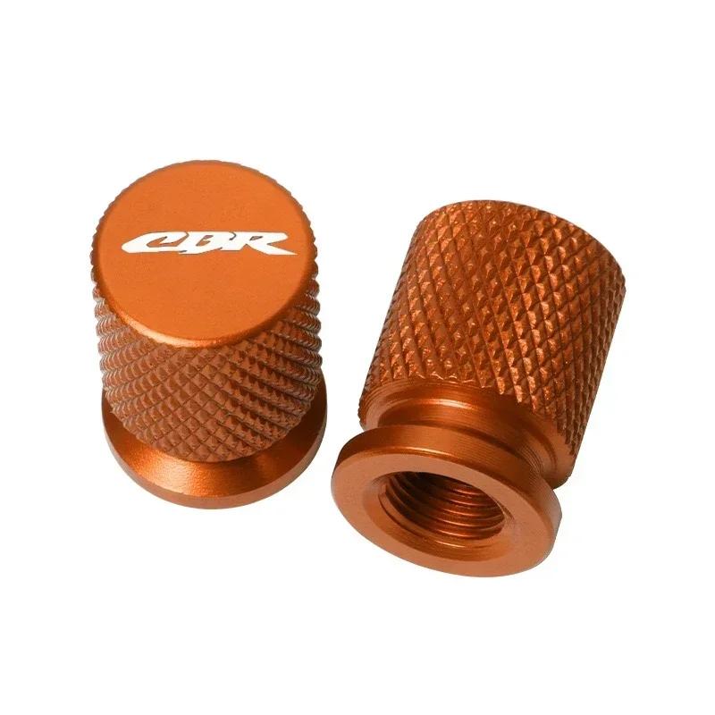 CBR Motorcycle Tire Valve Air Port Stem Cover Cap Plug CNC Aluminum Accessories For Honda CBR125 250 250R CBR600 F2 F3 F4 F4i BT1