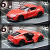 Форсаж JDM 2020 Toyota GR Supra Суперкар Симуляция Литой и Игрушечный Автомобиль RMZ city 1:36 моделей автомобилей из сплава, подарки для детей