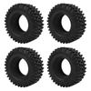 4Pcs 2.6in RC Crawler Tires Rubber Soft Replacement RC Car Wheel Tyre for SCX10 110 RC Crawlers