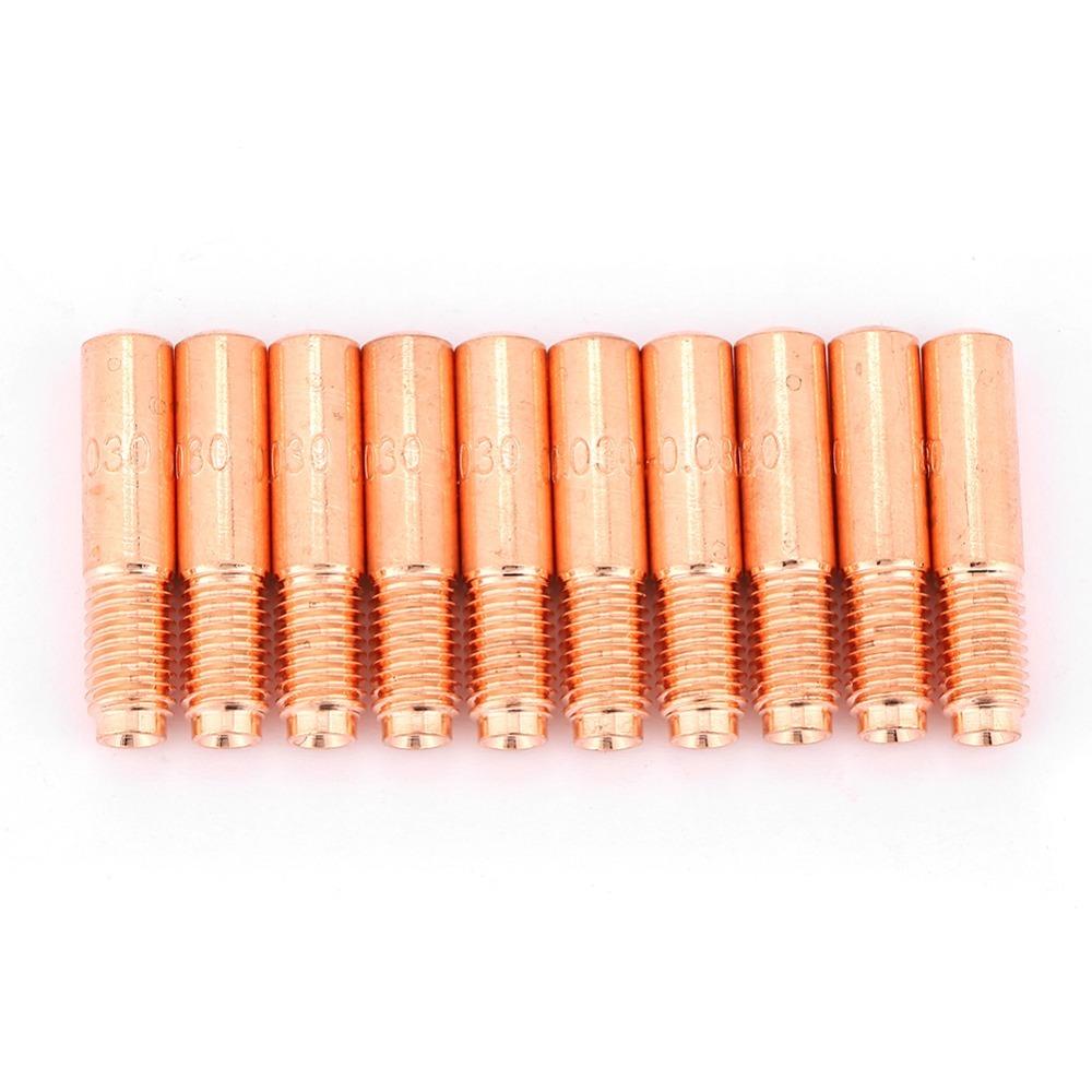 10pcs 0.030 Inch Diameter MIG Welding Contact Tips For Miller Welding Torch