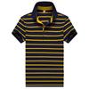 Summer Polo Shirts Men 'S Short -Sleeved Lapel T -Shirts Men 'S Fashion Striped Tops 