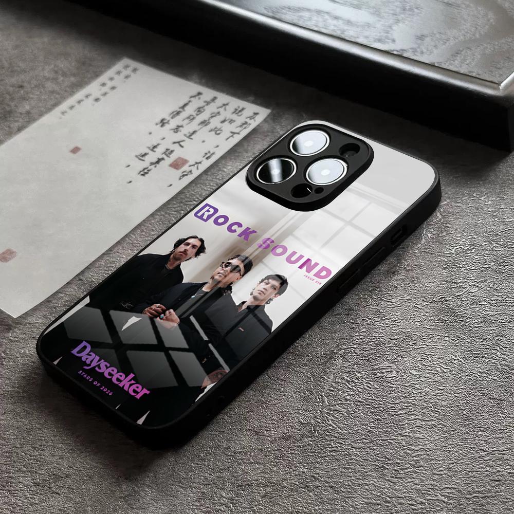 Чехол для телефона с ремешком Dayseeker для 17 Pro Max IPhone 16 Pro 15 12 11 13 Mini X XR XS 14 Plus SE Стеклянная крышка