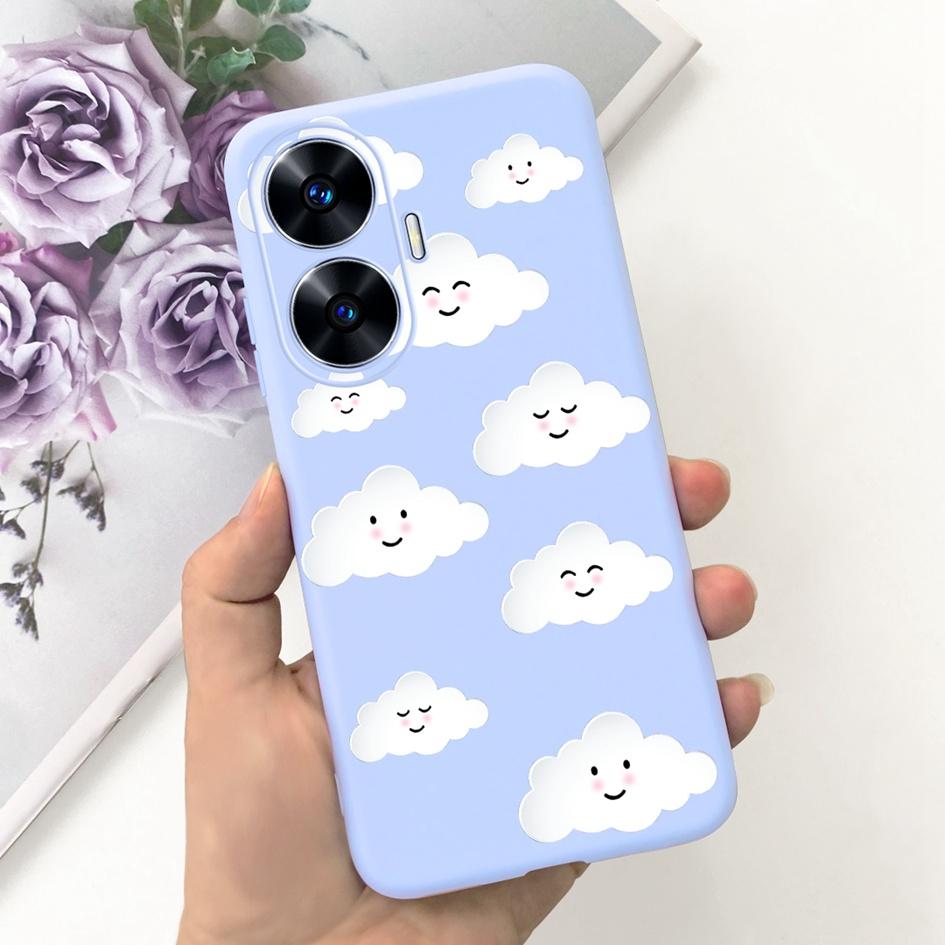 Чехол для Funda OPPO Realme C55 Милый Астронавт Coque Мягкий Силиконовый Задний Чехол для Телефона для Realme C55 RMX3710 C 55 Real me C55 Чехол-Карман