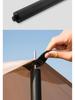 2,9 м Сверхтолстая телескопическая стойка для палатки - Портативная опора для навеса от солнца для кемпинга на открытом воздухе (Диаметр 26 мм)