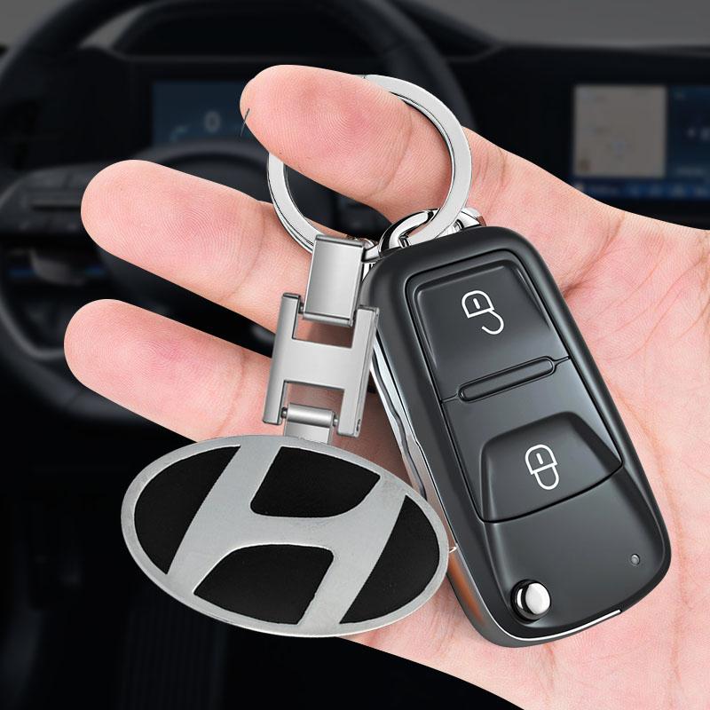 1 шт. Модный автомобильный брелок с эмблемой, аксессуары для ключей для Hyundai i30 Tucson Elantra Venue Palisade Terracan Accent Veloster Sonata
