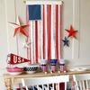 4th of July Rag American Flag Banner Patriotic Memorial Day Hanging Decoration for Independence Day Indoor Outdoor Decor