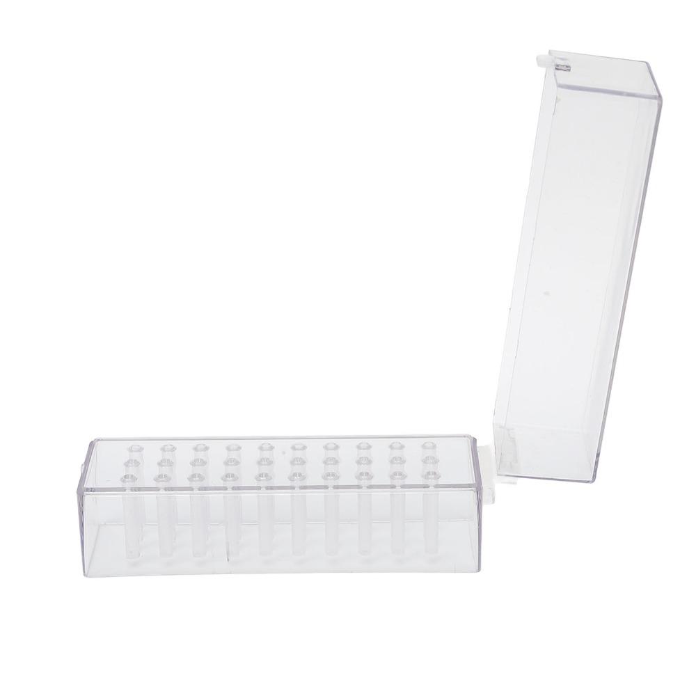 Dustproof Structure Nail Drill Bits Holder Stand Practical Storage For Daily Nail Art Tools