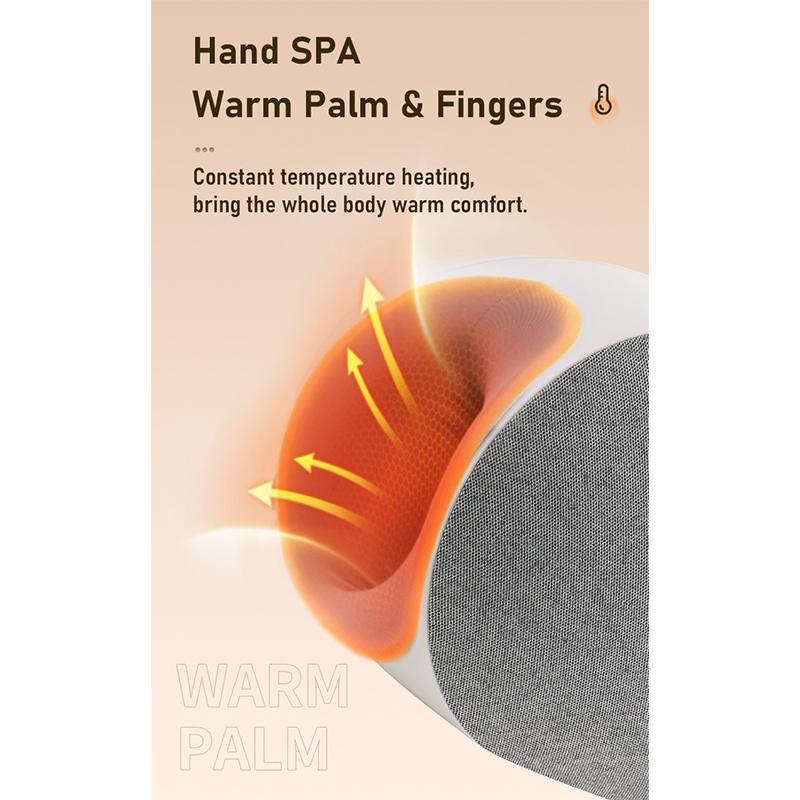 Электрический ручной массажер для живота, вибрационный массажер с горячим компрессом и 3 режимами, улучшает запор и метеоризм