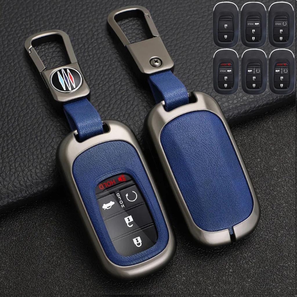 For - Honda CR-V Civic Accord Zinc Alloy Remote Smart Key Fob Cover Case