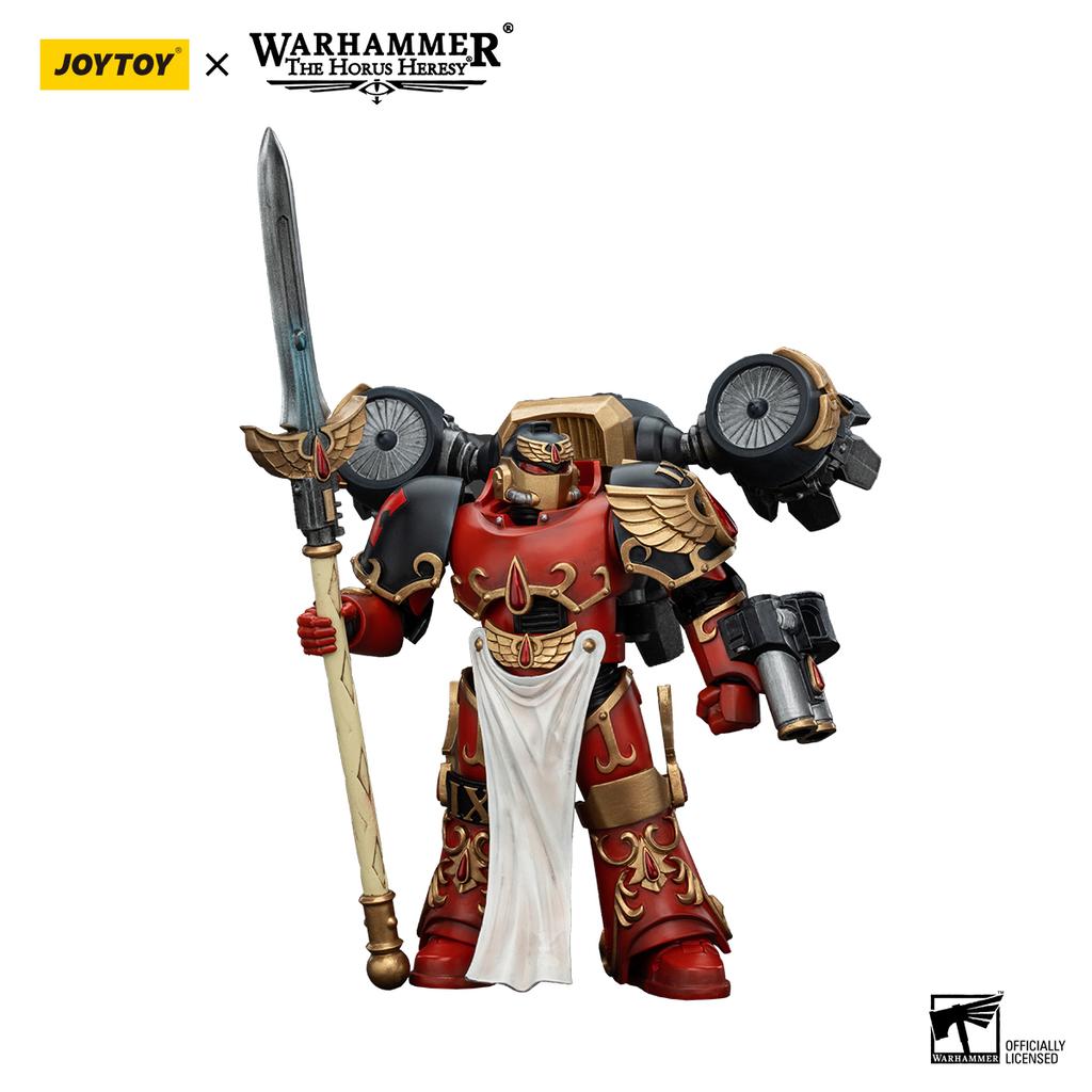 JOYTOY Warhammer 40k 1/18 Фигурки Действия Аниме 12.1см Кровавые Ангелы Когорта Рассветного Дозора Чемпион Рассветного Дозора