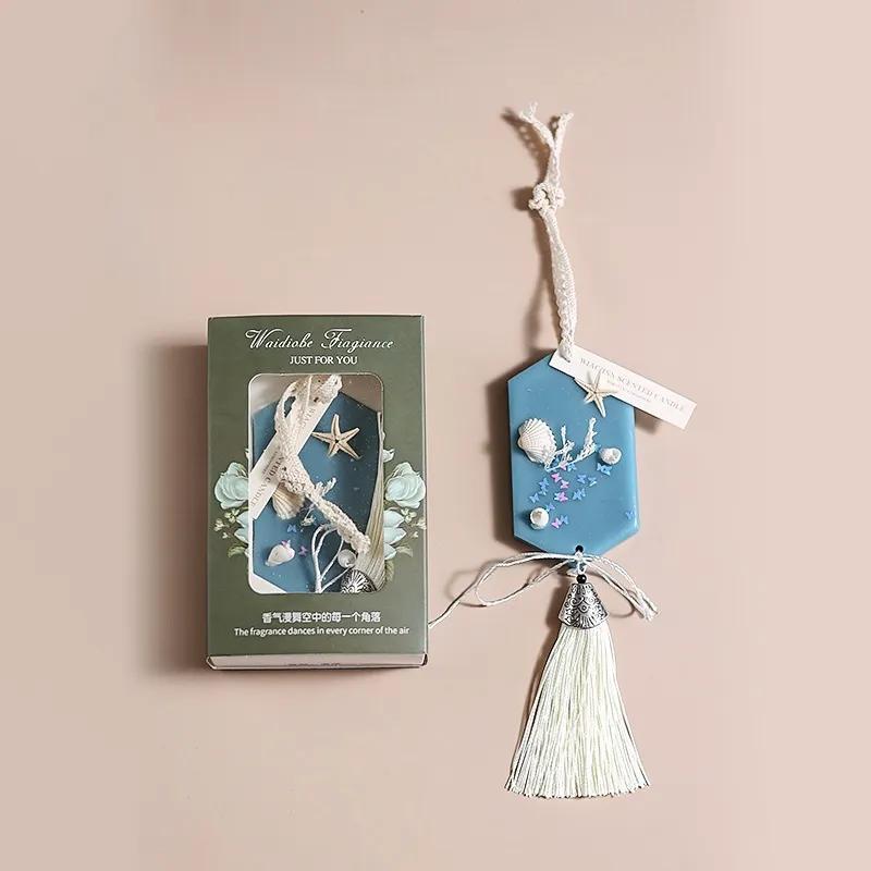 Натуральный стойкий ароматный воск, освежитель для гардероба, ароматизатор для шкафа, ароматический пакетик, эфирное масло, ароматическая восковая свеча, украшение для дома, подвесной подарок
