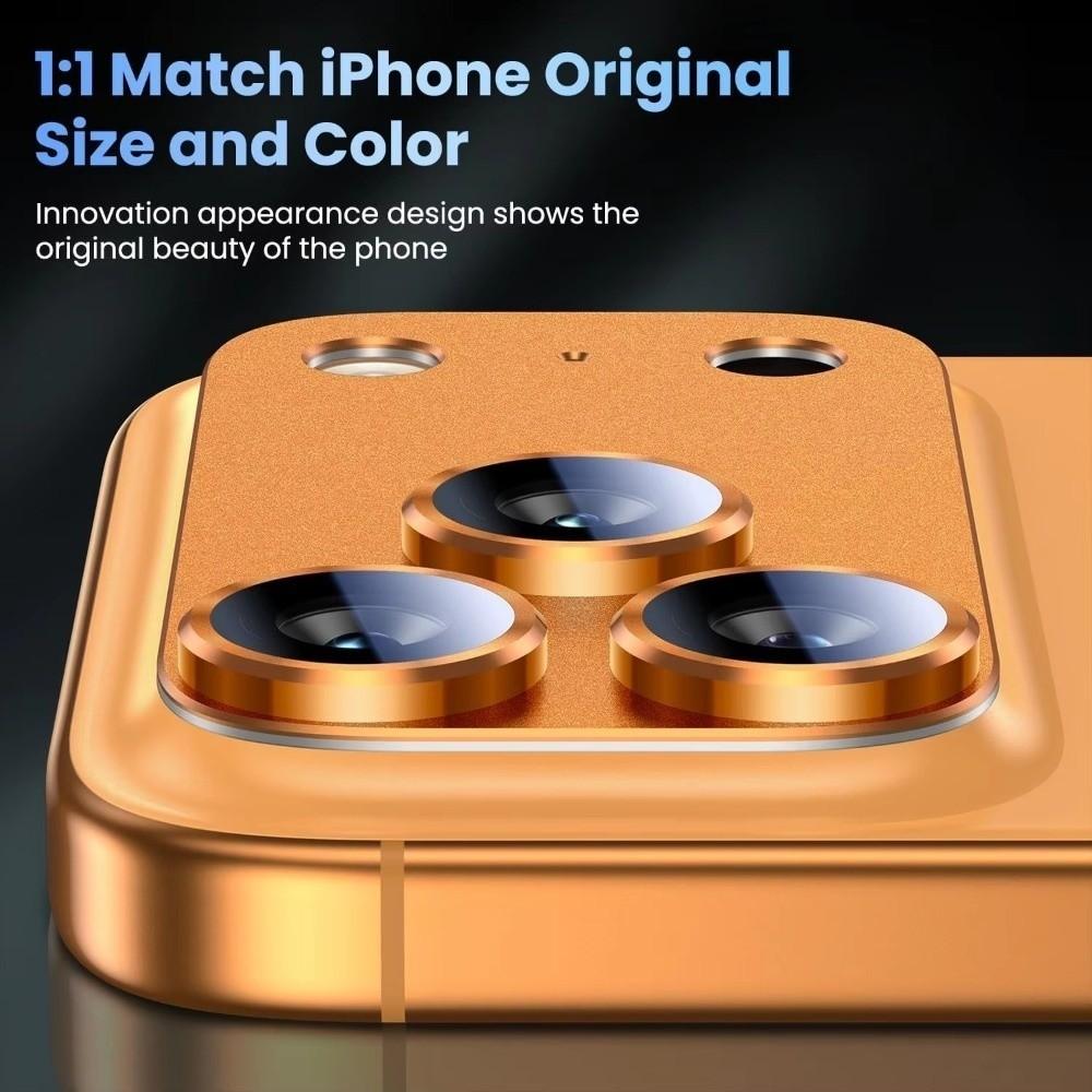 Orange Camera Lens Cover Camera Protector for iPhone 17Pro/17 Pro Max Phone Accessories