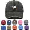 Adjustable Trucker Hat Solid Color Duck Tongue Hat Fashion White Goose Baseball Cap Women