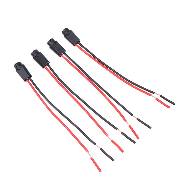 5 шт. Патрон для светодиодной лампы T5 для 1,2 Вт W3W Габаритный свет Патрон для приборной панели Светодиодная лампа T5 Штекер Удлинительные кабели Жгут проводов