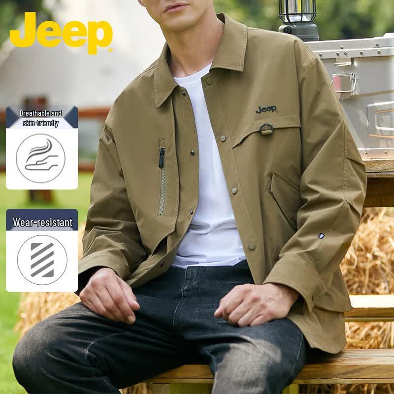 JEEP Men's Easy Care Windproof Workwear Jacket