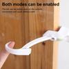 1/2Pcs Baby-proof Door Pinch Guard Clip-on Child Proofing Door Slam Stopper No Drilling Plastic Kids Finger Pinch Injuries Prevention Hand Protector