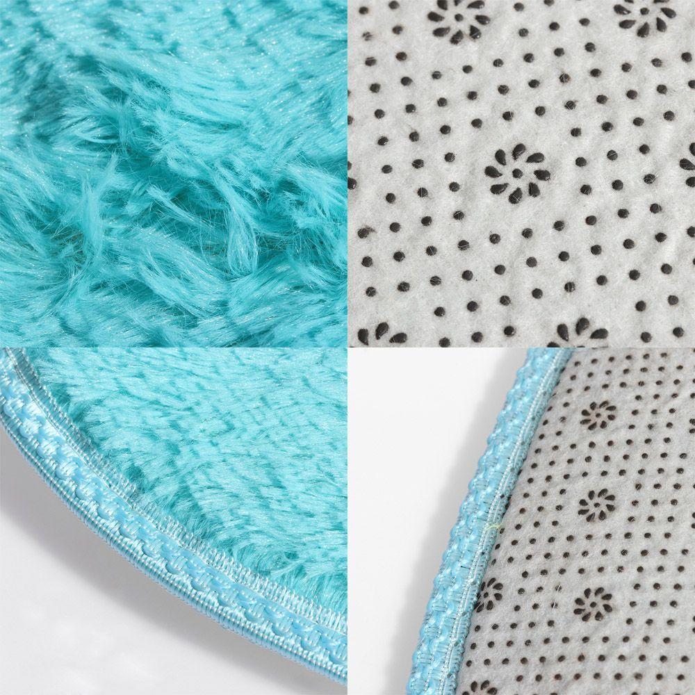 40x30cm Fashion Soft Nonslip Floor Memory Foam Flannel Carpet Bath Rug Heart Mat