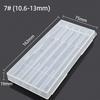 1Pcs Clear Tool Parts Storage Case Plastic Hardware Tool Box  For Twist Drill Tap Accessories
