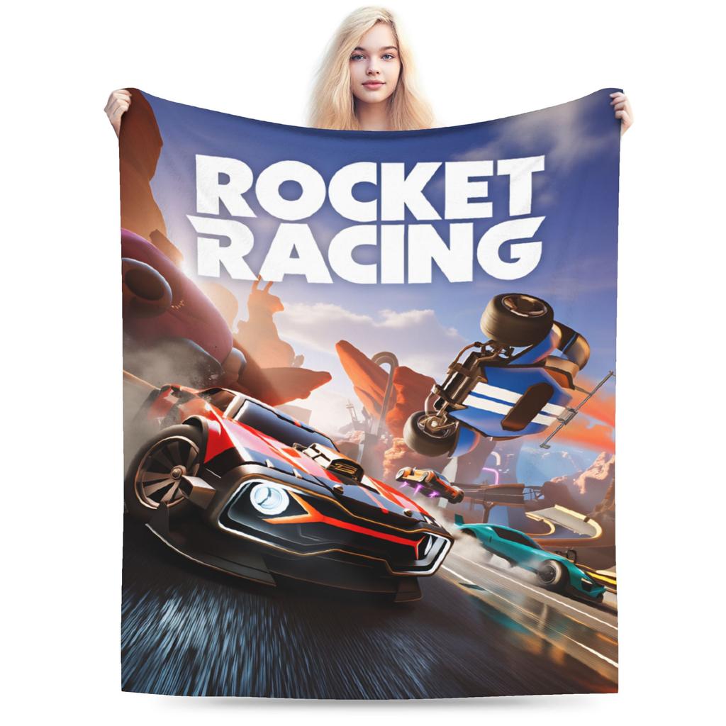 Warm Soft BlanketsKids Adult Camping Rockets Leagues Throw Blanket Flannel Bedspread For Outdoor Pattern Sofa Bed Cover
