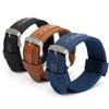Waterproof Nylon Canvas Watch Strap for Outdoor Sports - Thickened Design In Sizes 18/20/22/24mm.
