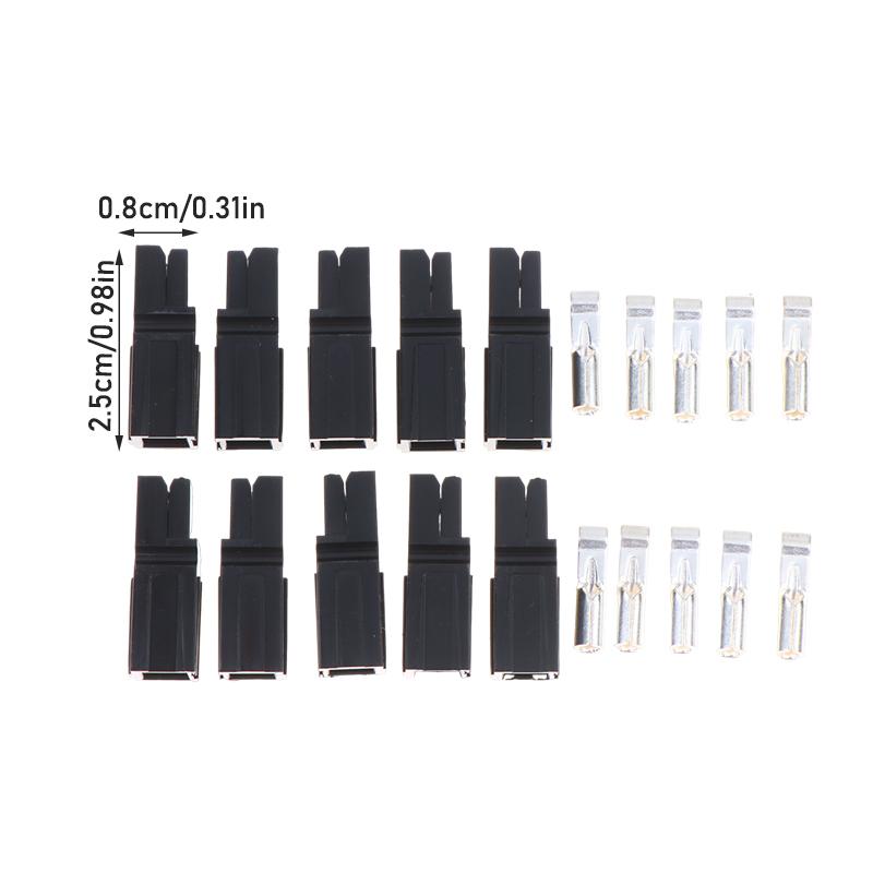 10Pcs Plug Terminals 30A Amp 600V Power Marine Connector Type Single Pole Battery Connector High Current Quick Plug