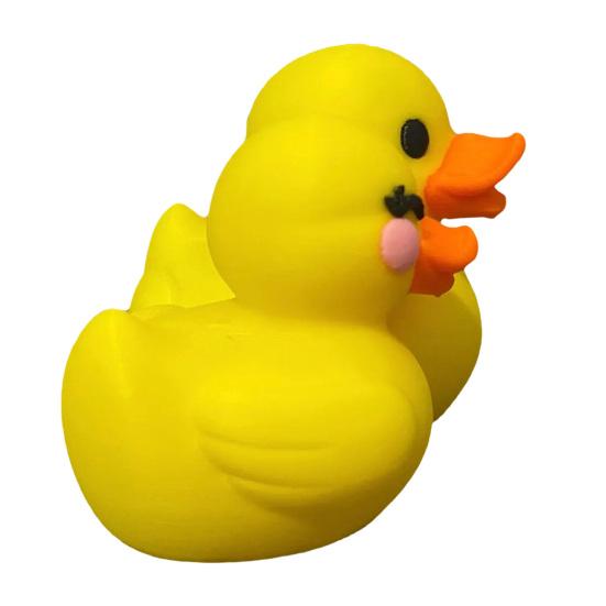 Фигурка пары уток на День святого Валентина, напечатанная на 3D-принтере, мультяшная статуэтка утки, свадебное украшение для праздничной вечеринки, украшение для рабочего стола дома или офиса