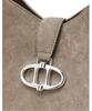 Athe Vanessabruno [Maron] Beige Suede Marron Hobo Bag M (Silver Hardware) Aaba6E418I3