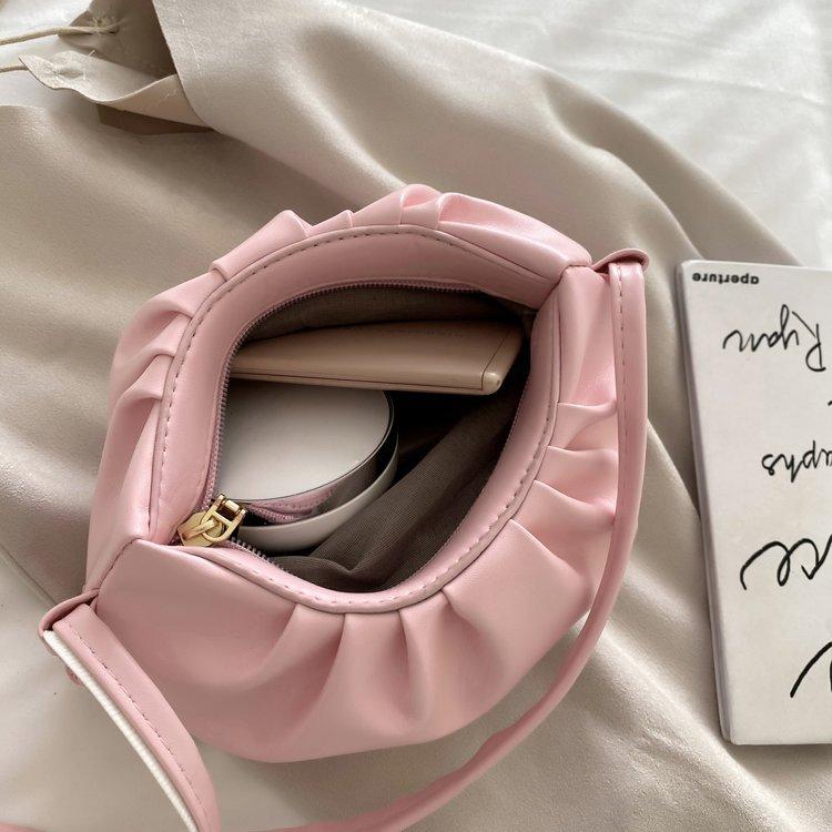 Мягкая женская сумка через плечо из искусственной кожи, маленькие сумки через плечо Cloud для женщин, модные женские сумки, сумки-мессенджеры