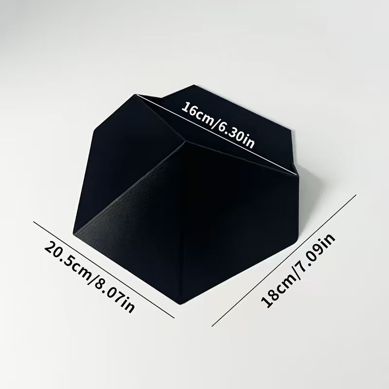Black Geometric Wall-Mounted Planter Pot Decorative Hanging Vase for Flowers Succulents Living Room/Kitchen Macetas Decorativas