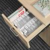 Настольный ящик для хранения кабелей и зарядного устройства с USB-портом и разделителями для ящиков