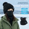Removable Heated Neck Scarf USB Charging Heated Scarf Light Heating Scarf Mask  For Men And Women