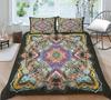 Bohemia Duvet Cover Set Queen Size Постельное белье Домашний Текстиль 3D Печать Модное Одеяло Покрывало Женское Постельное Белье Покрывало