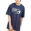 Vans T Shirts Unisex Dark Blue Crew Neck Moderate Straight Fit (Unisex) T-Shirts VN0A7S7QLKZ