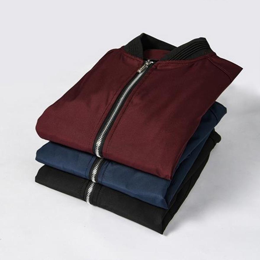 Autumn Winter Fashion Temperament Men's Jacket Stand Collar Youth Men's Slim Coat