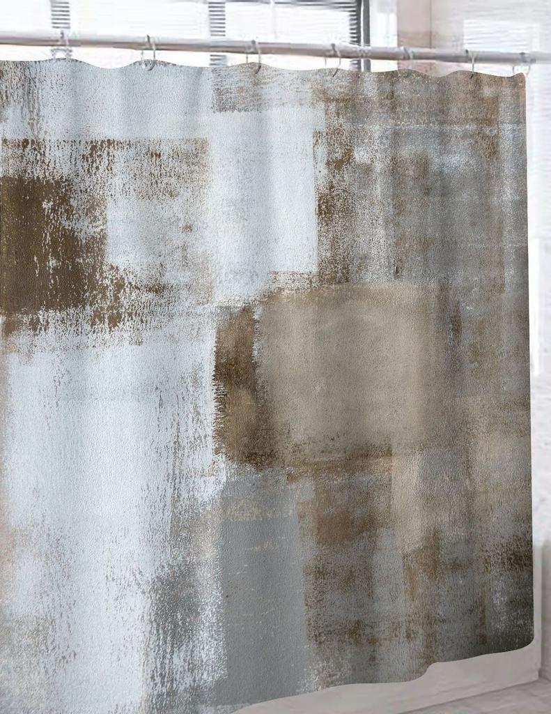 Комплект занавесок для душа с рисунком граффити, напечатанная занавеска для душа, занавеска для ванной комнаты, перегородка для душа